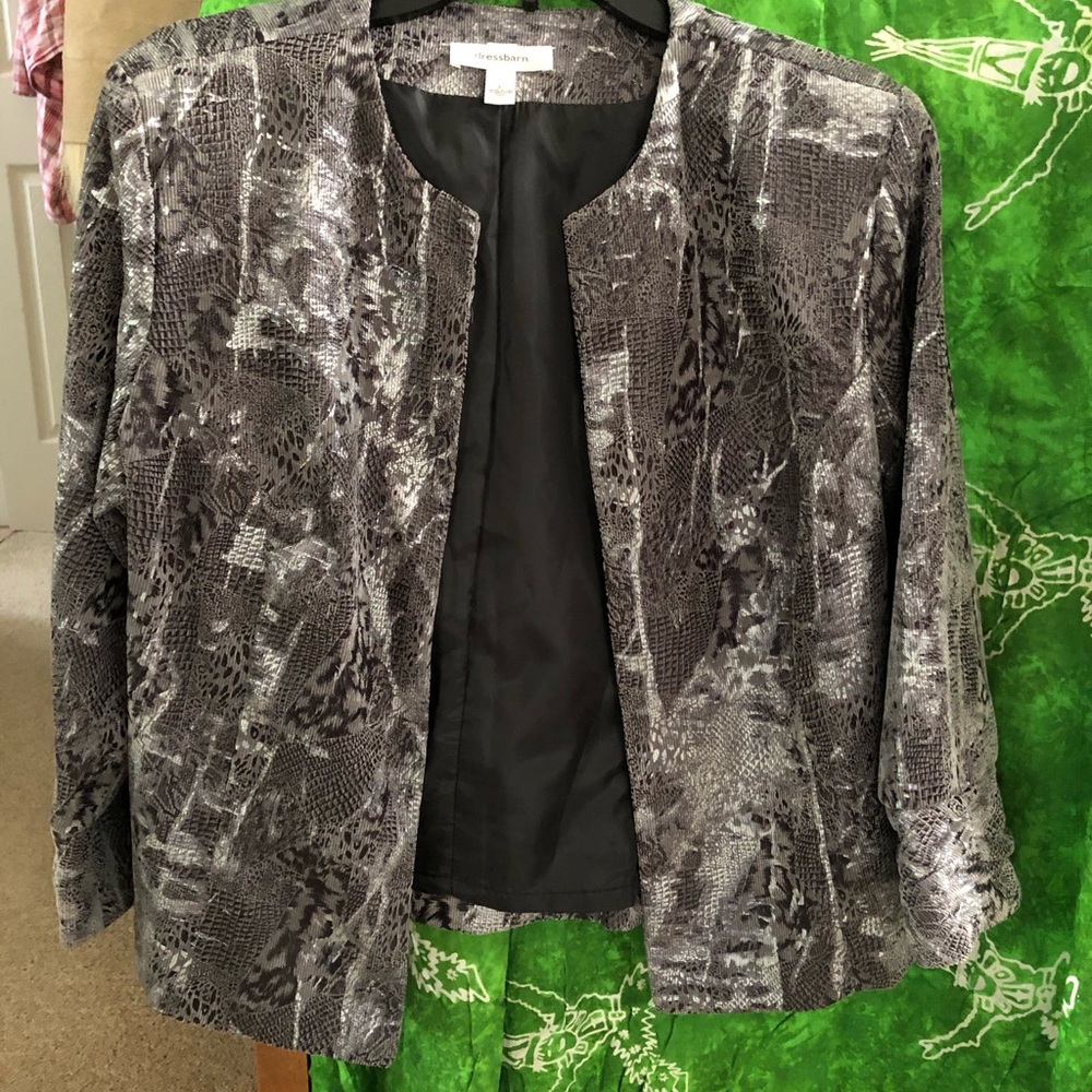 3/4”sleeve blazer